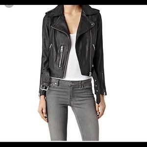 Belfern Leather Biker Jacket